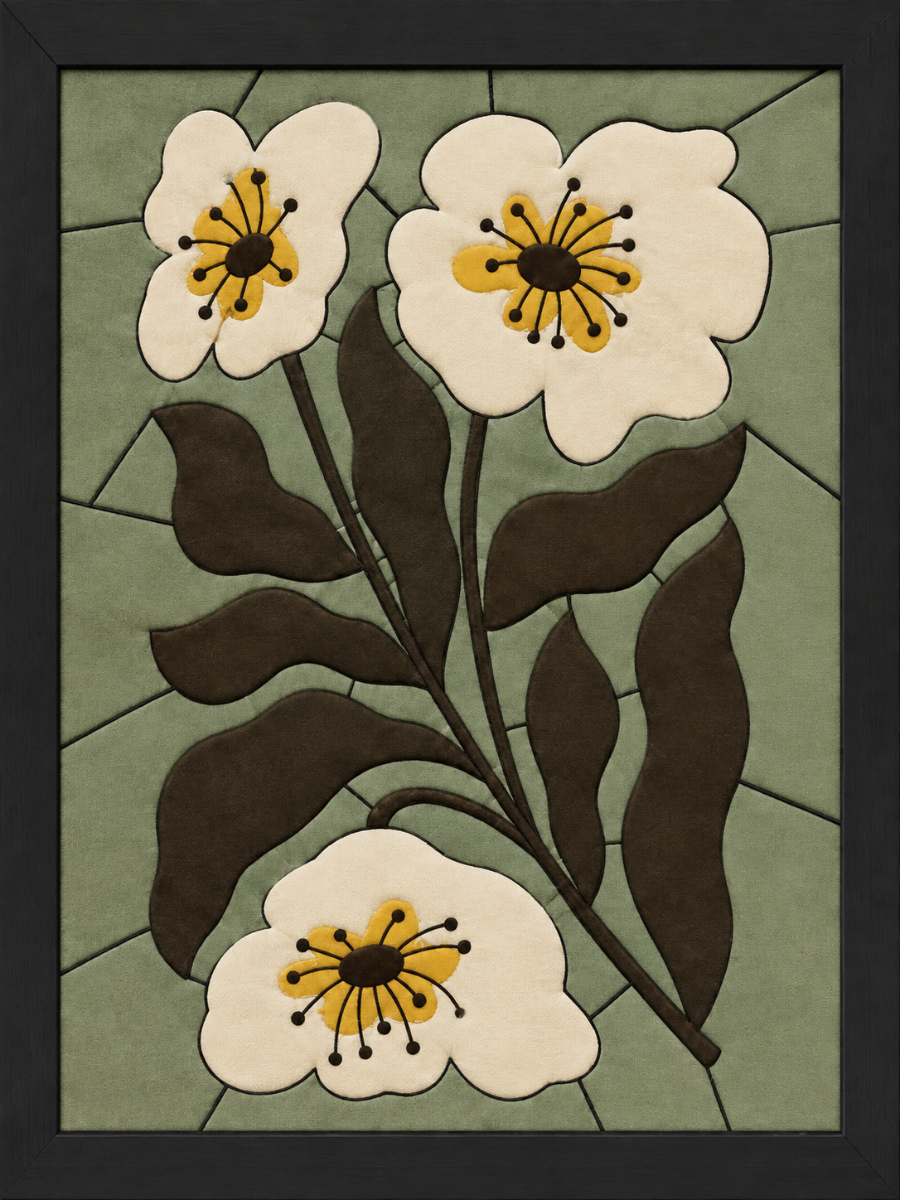 Floral Composition — Kinusaiga fabric art design preview