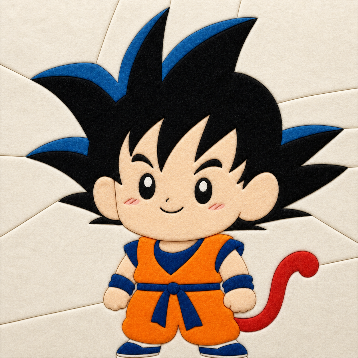 Goku — Kinusaiga fabric art design preview