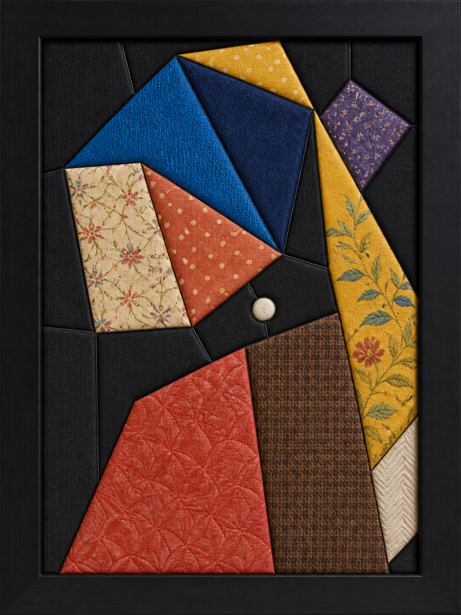 Geometric Patterned Textiles — Kinusaiga fabric art design preview