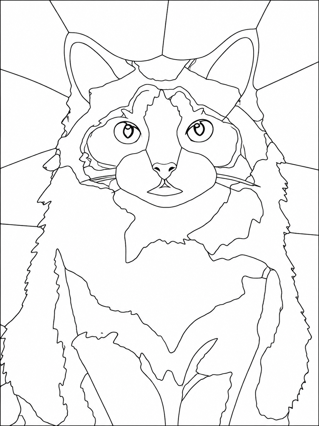 猫咪画像 — Kinusaiga fabric art design preview