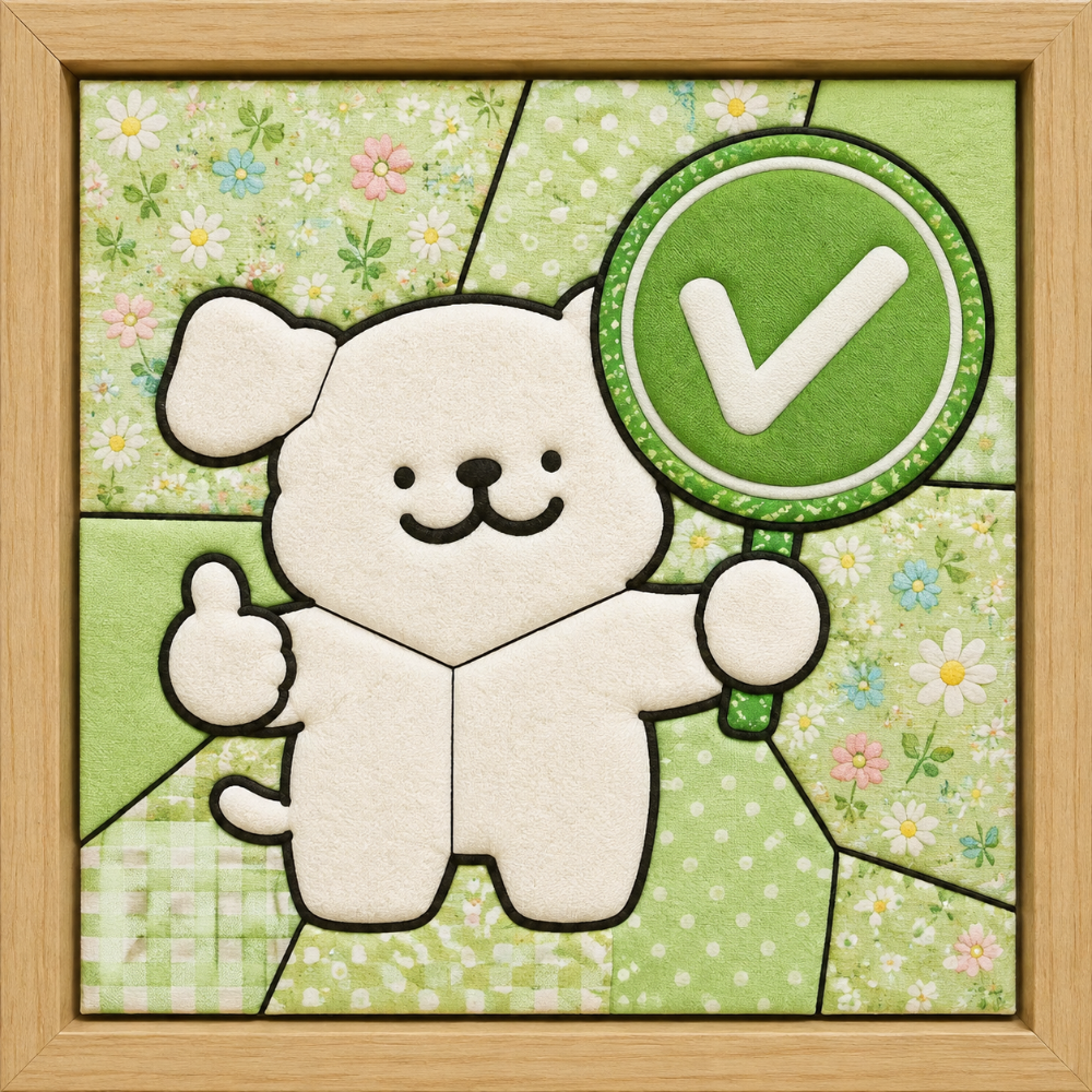 Dog Portrait — Kinusaiga fabric art design preview