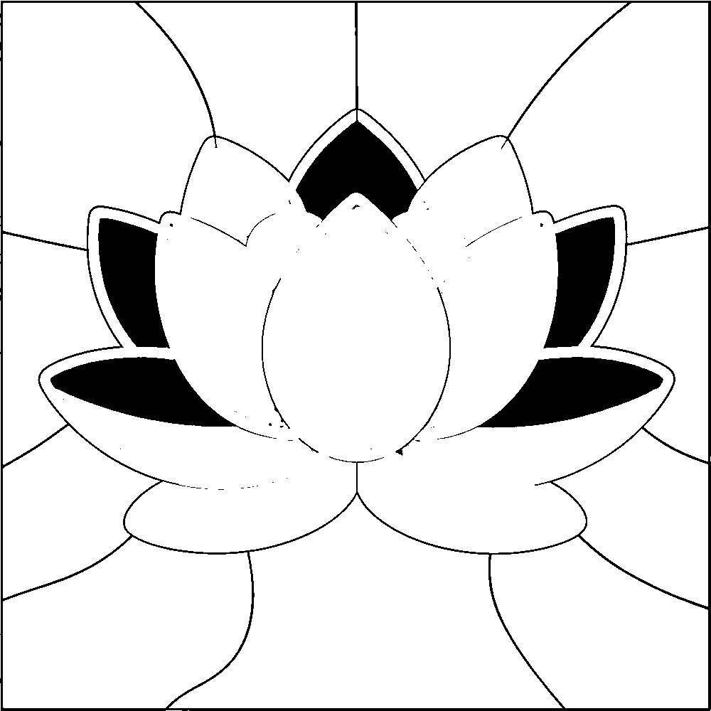 Pink Lotus Flower — Kinusaiga fabric art design preview