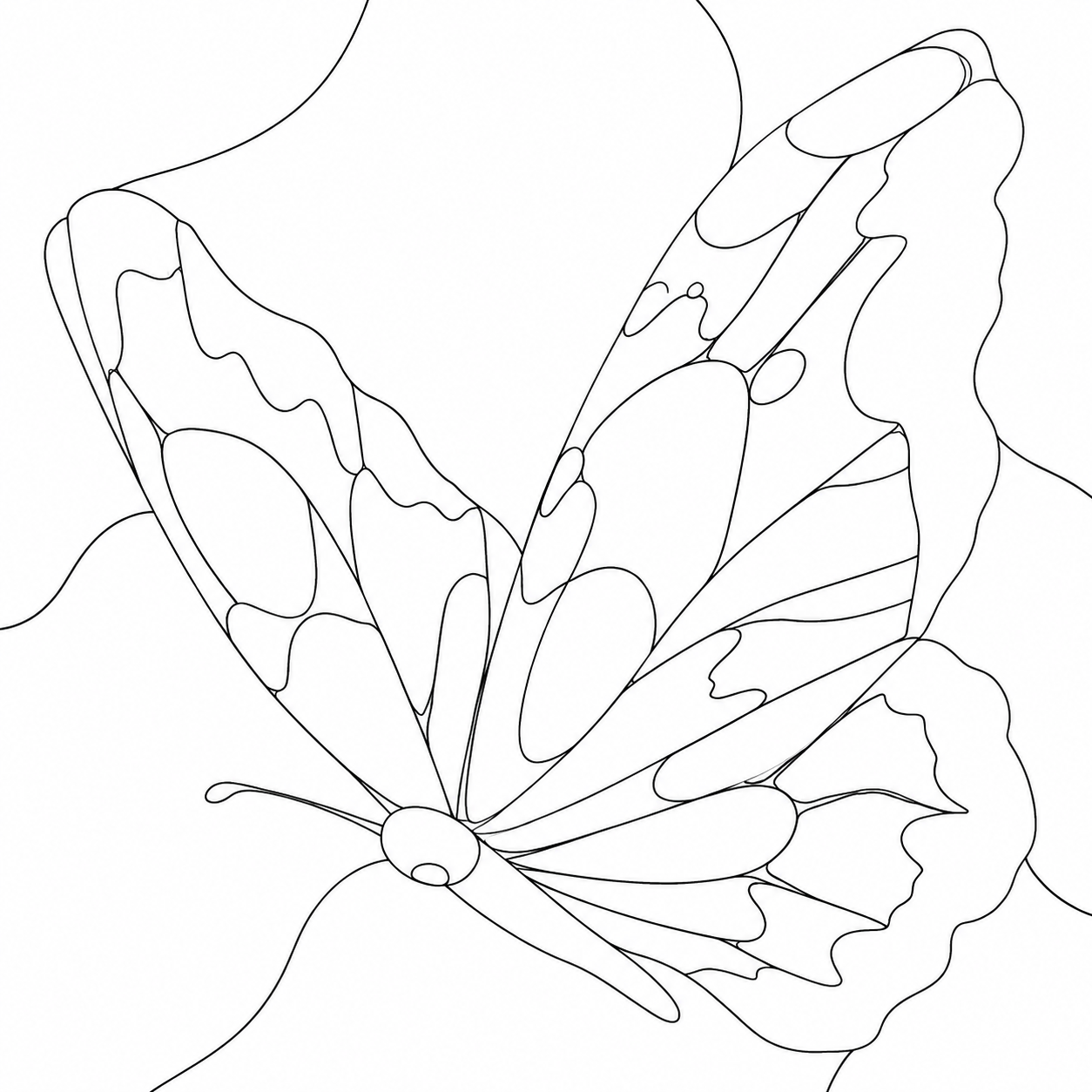 Butterfly — Kinusaiga fabric art design preview