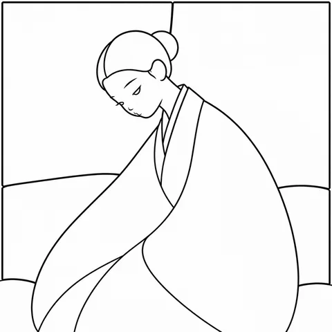 Laser-ready fabric art design generated from the original image